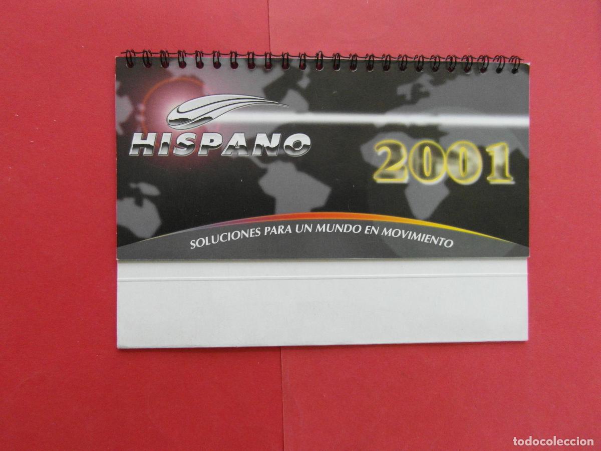 Coleccionismo calendarios: REF: MER100 TRANSPORTE 3 CALENDARIO 2001 CARROCERA HISPANO - LEERINT