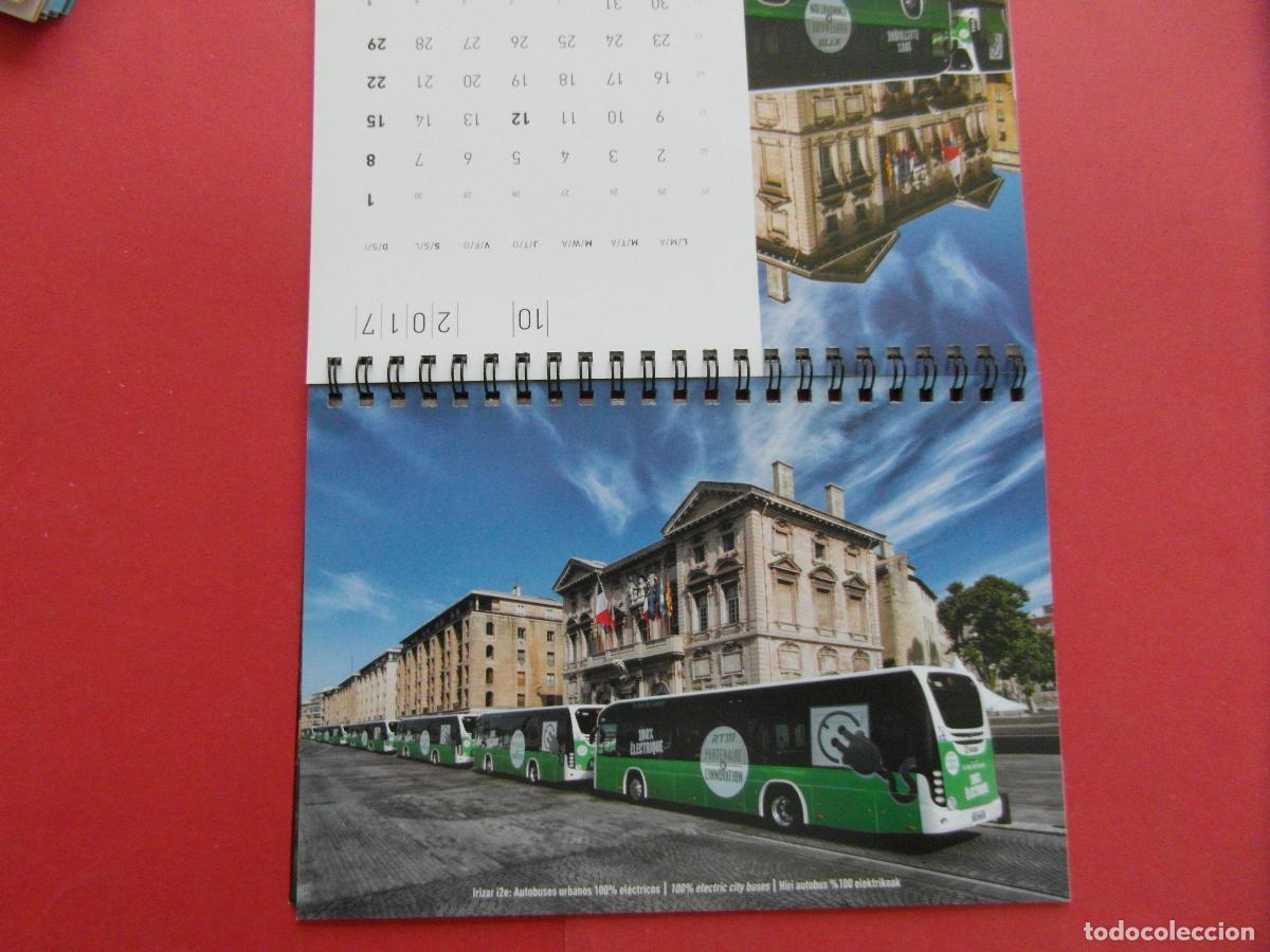Coleccionismo calendarios: REF: MER100 TRANSPORTE 1 CALENDARIO 2017 CARROCERA IRIZAR - LEERINT