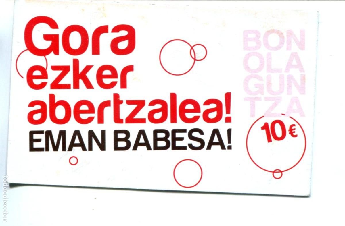 Coleccionismo calendarios: CALENDARIO POLITICO VASCO 2011 GORA EZKER ABERTZALEA&iexcl; BONO LAGUNTZA