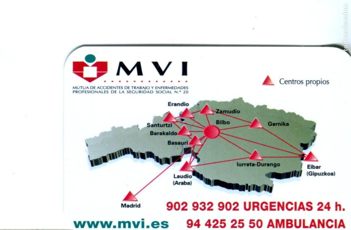 Coleccionismo calendarios: CALENDARIO 2005 - MVI. MUTUA VIZCAYA INDUSTRIAL - MUTUA DE ACCIDENTES DE TRABAJO Y ENFERMEDADES
