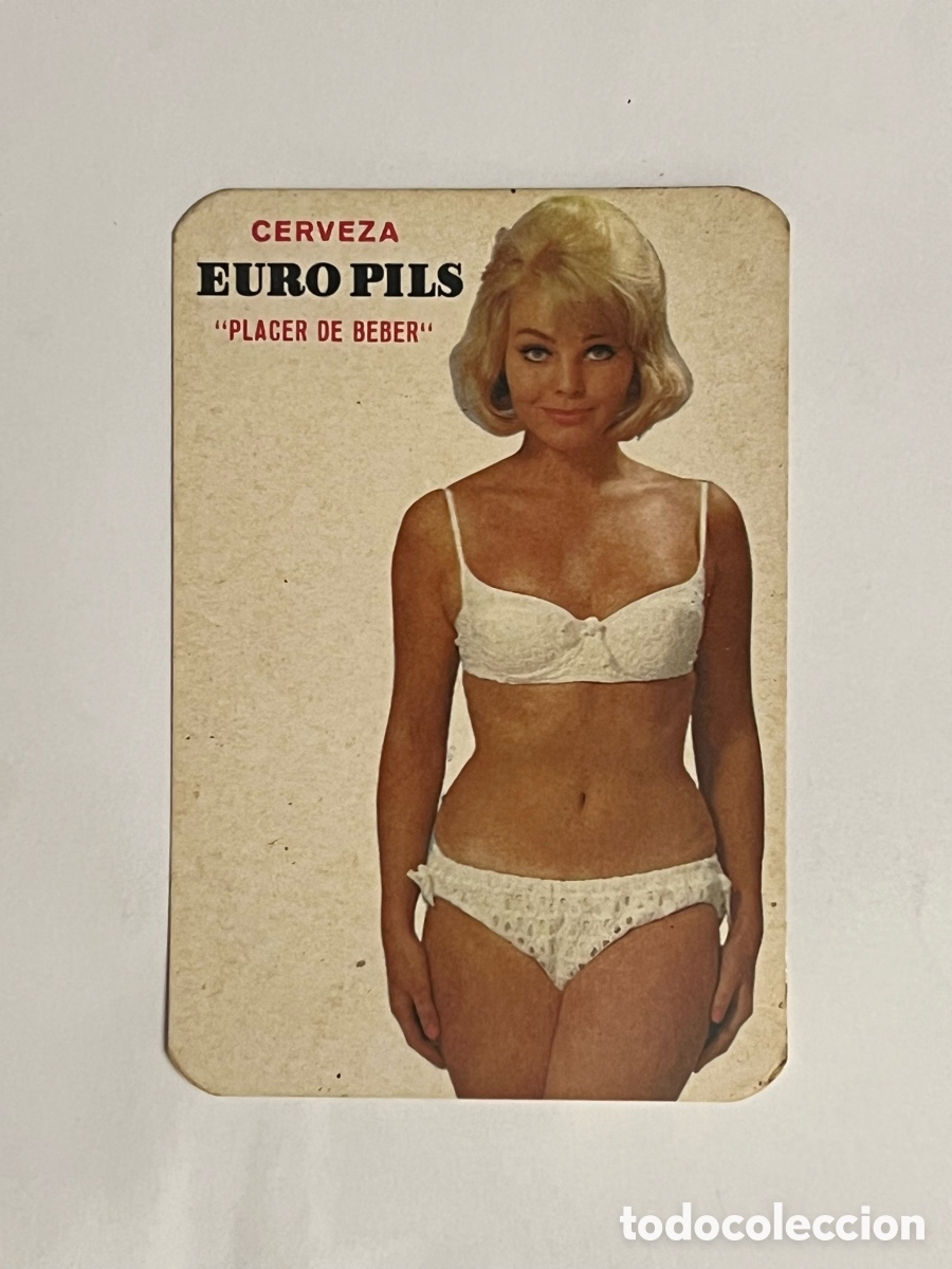 Coleccionismo calendarios: CALENDARIO DE BOLSILLO - CERVEZA EURO PILS - VIVES MUNTA&Ntilde;E. Barcelona (a.1968)