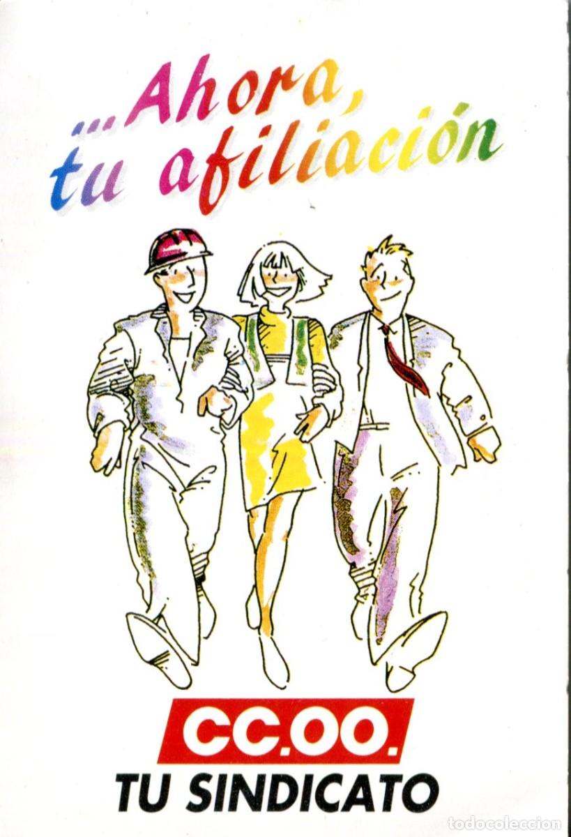 Coleccionismo calendarios: CALENDARIO SINDICATO - POLITICO. CCOO Union Provincial de Malaga A&ntilde;o 1991