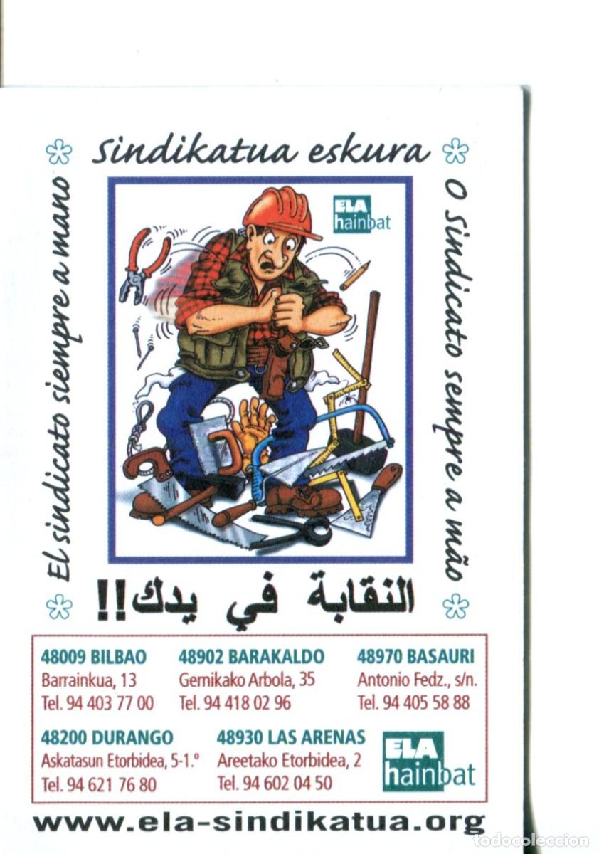 Coleccionismo calendarios: CALENDARIO SINDICATO POLITICO VASCO ELA SINDIKATUA A&Ntilde;O 2013