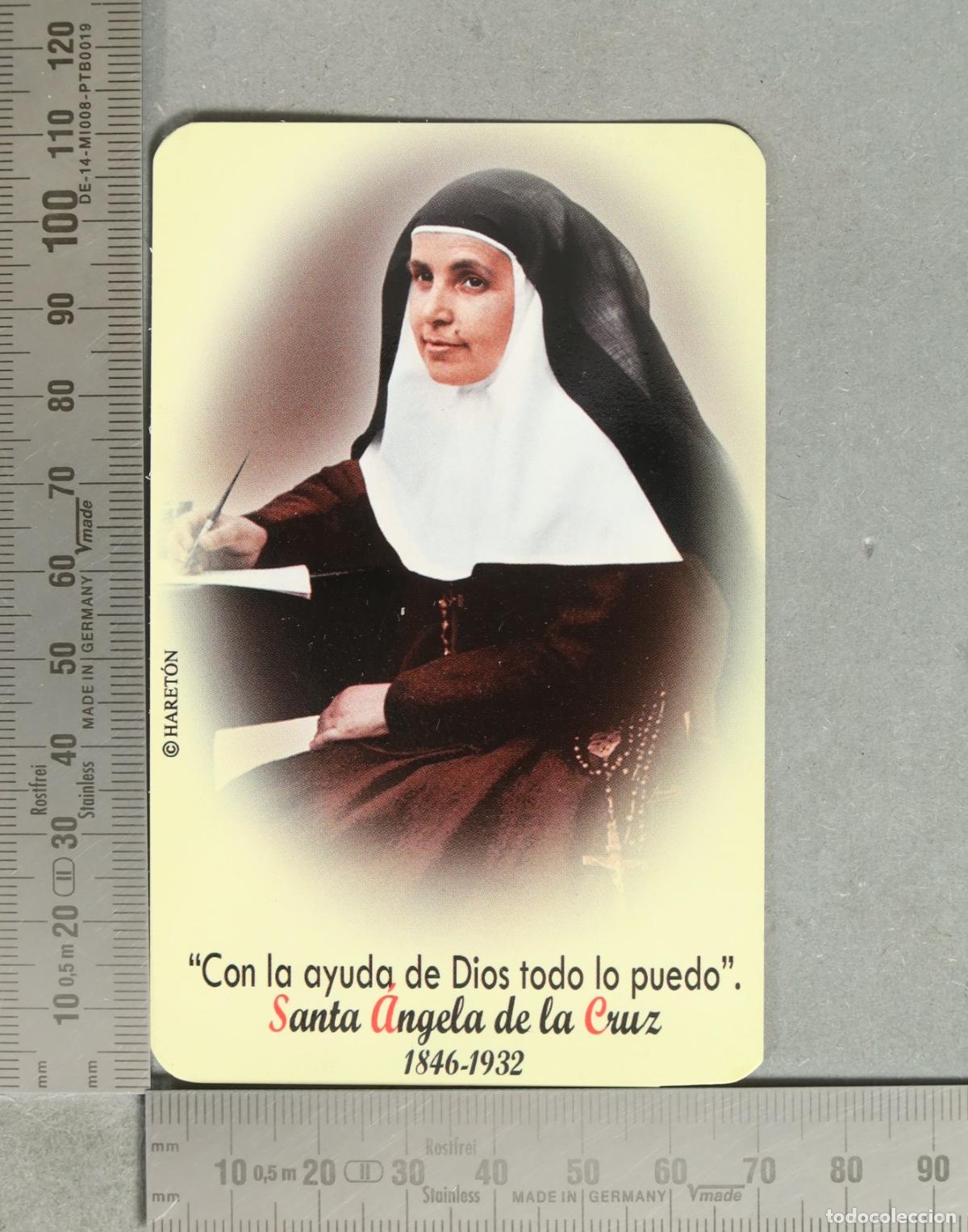 Coleccionismo calendarios: ESTAMPA. Santa &Aacute;ngela de la Cruz 2010