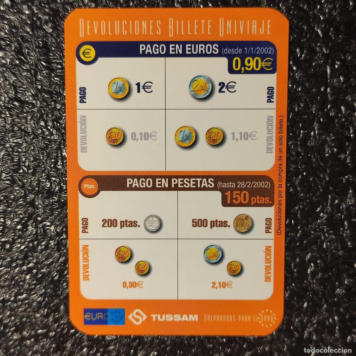 Coleccionismo calendarios: CALENDARIO BOLSILLO EUROCONVERSOR . TUSSAM 2002 ** T2