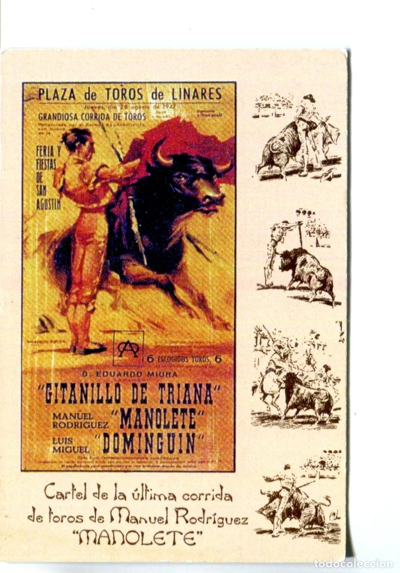 Coleccionismo calendarios: Calendario 2005 IMPRENTA SANARA CARTEL ULTIMA CORRIDA DE TOROS DE MANOLETE