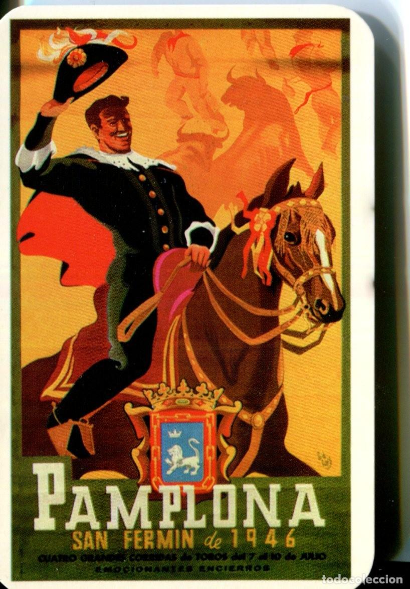 Coleccionismo calendarios: CALENDARIO A&Ntilde;O 1998 - CARTEL DE SAN FERMIN DE 1946. PAMPLONA. TOROS. PUBLICITARIO TAURINO