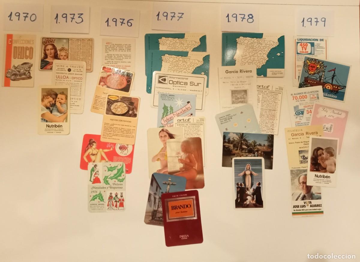 Coleccionismo calendarios: 30 CALENDARIOS - ENTRE 1970 y 1979 - CALENDARIOS DE BOLSILLO