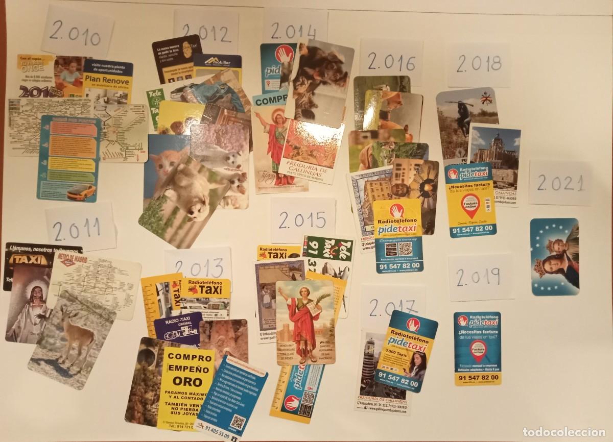 Coleccionismo calendarios: 51 CALENDARIOS - 2010 a 2019 y A&Ntilde;O 2021 - CALENDARIOS DE BOLSILLO