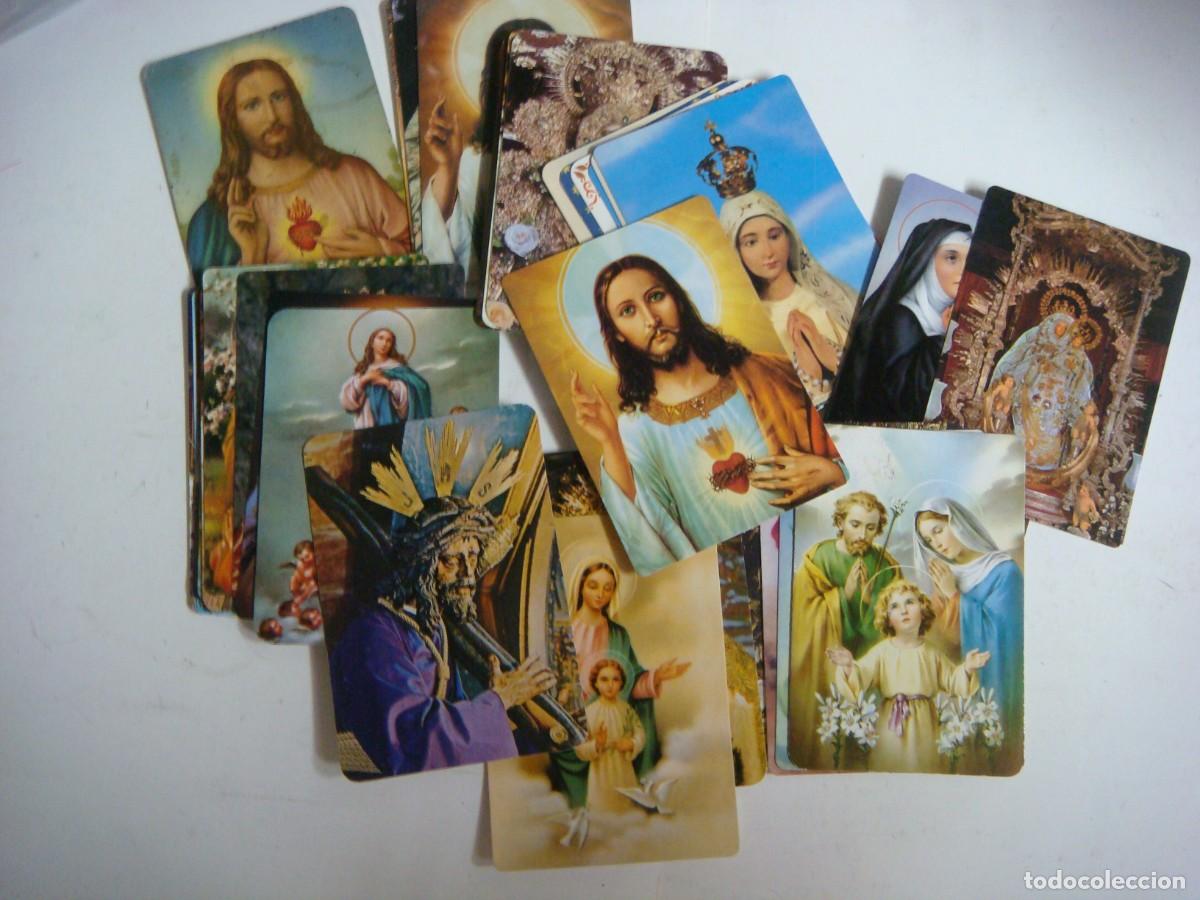 Coleccionismo calendarios: CALENDARIO DE BOLSILLO LOTE DE 37 CALENDARIOS TEMA RELIGIOSOS-N&ordm;-106