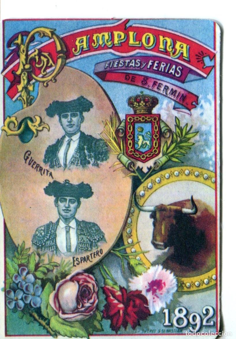 Coleccionismo calendarios: CALENDARIO PINTURA CARTEL CORRIDA DE TOROS DE PAMPLONA, A&Ntilde;O 1988, SERIE MP, TOROS, TAUROMAQUIA