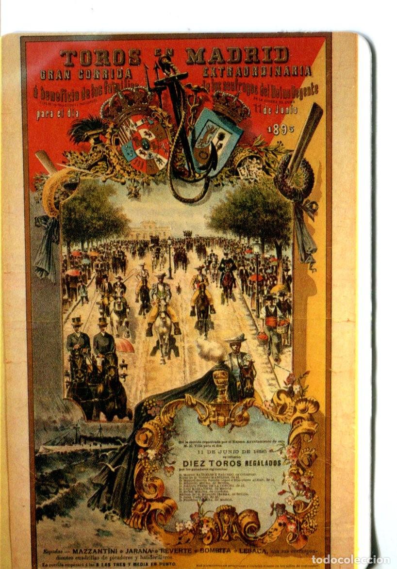 Coleccionismo calendarios: CALENDARIO PINTURA CARTEL CORRIDA DE TOROS DE MADRID, A&Ntilde;O 1988, SERIE MP, TOROS, TAUROMAQUIA