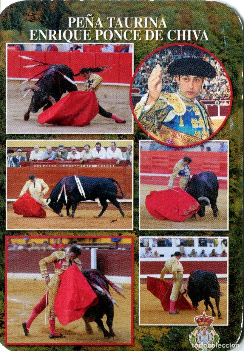 Coleccionismo calendarios: CALENDARIO A&Ntilde;O 2008 PE&Ntilde;A TAURINA ENRIQUE PONCE DE CHIVA TOROS
