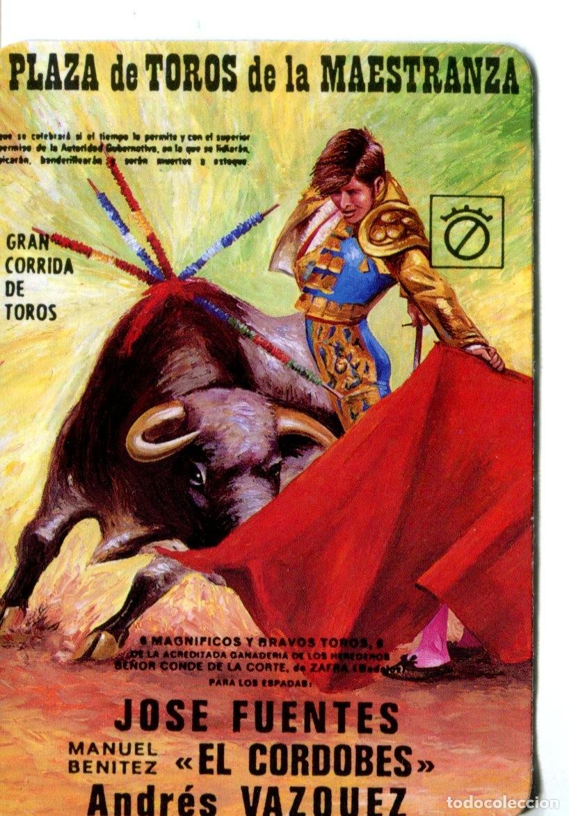 Coleccionismo calendarios: CALENDARIO TAURINO CARTEL PLAZA TOROS DE LA MAESTRANZA A&Ntilde;O 1990