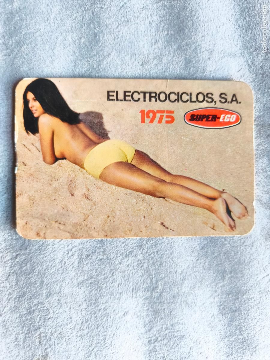 Collezionismo Calendari: CALENDARIO 1975 CHICA - SUPER EGO - ELECTROCICLOS, SA