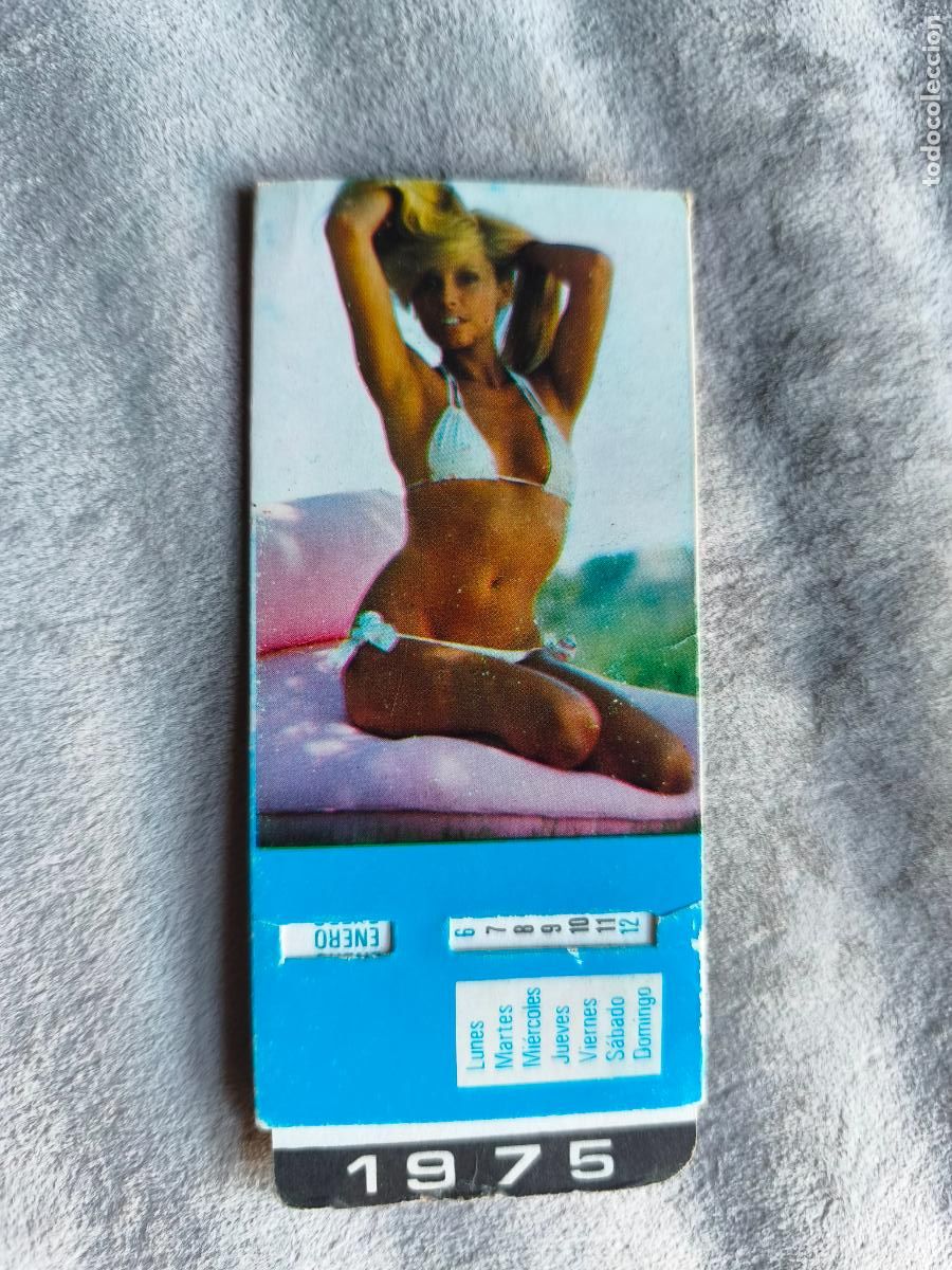 Coleccionismo calendarios: CALENDARIO 1975 CHICA CUBIERTAS CIVERA