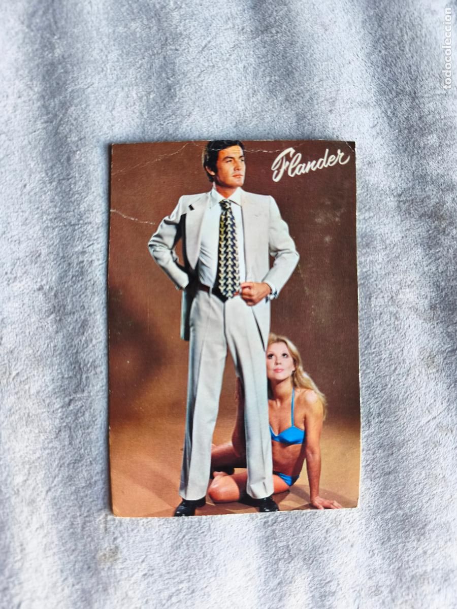 Coleccionismo calendarios: CALENDARIO 1971 CHICA - FLANDER - CORBATERA ESPA&Ntilde;OLA