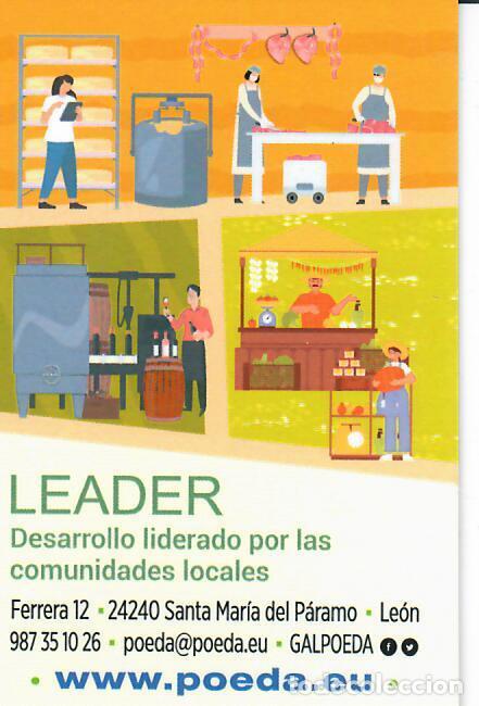 Coleccionismo calendarios: CALENDARIO DE PUBLICIDAD - A&Ntilde;O 2026 - POEDA - LE&Oacute;N