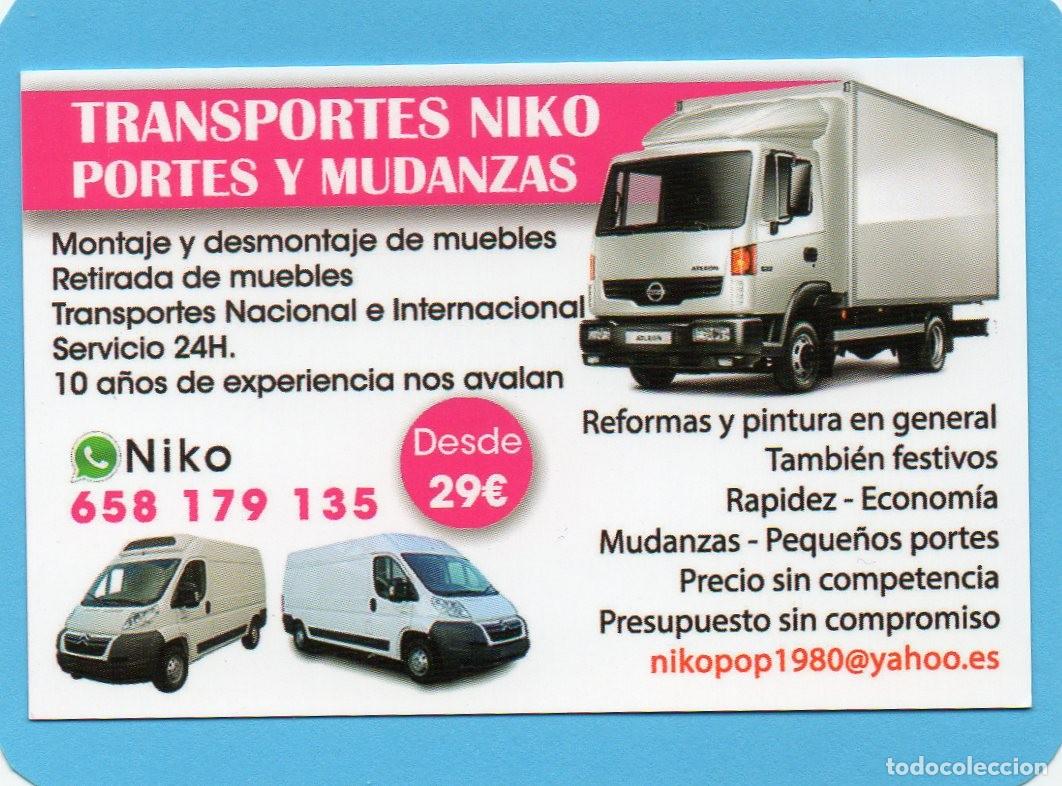 Coleccionismo calendarios: Calendario de Publicidad 2019 - TRANSPORTES NIKO