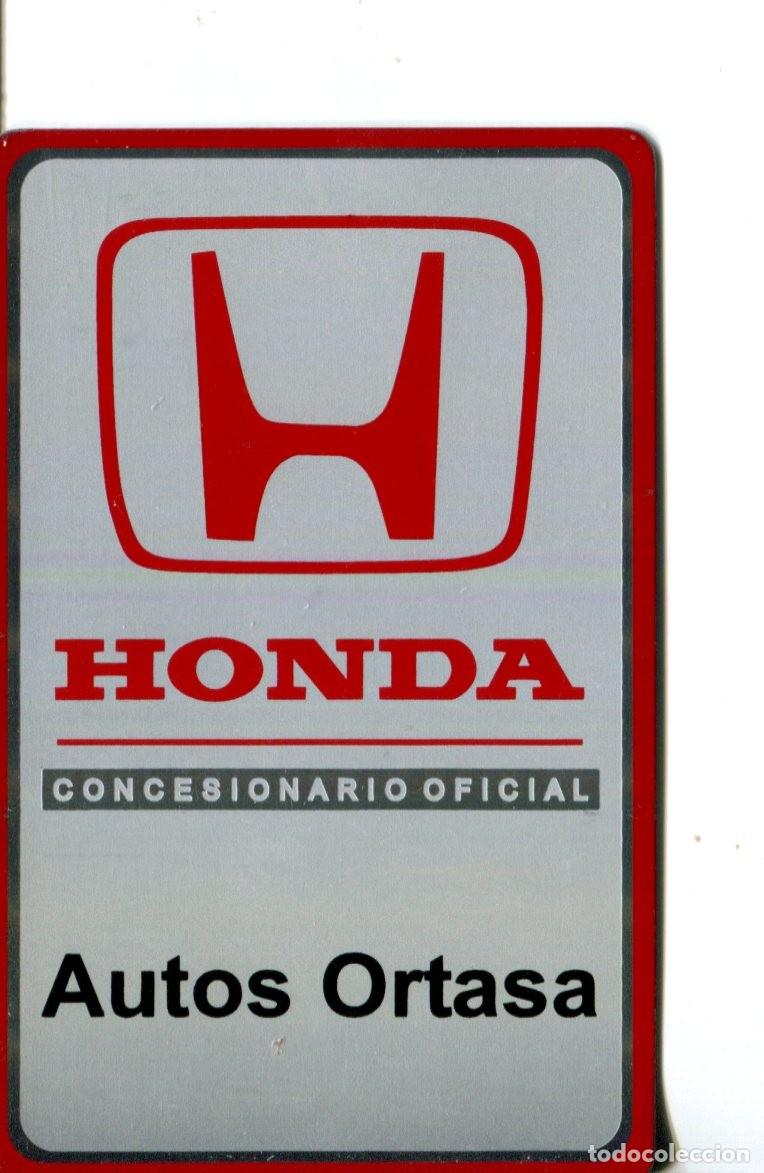 Collezionismo Calendari: CALENDARIO METALICO COCHE HONDA AUTOS ORTASA Concesionario Oficial en ERANDIO