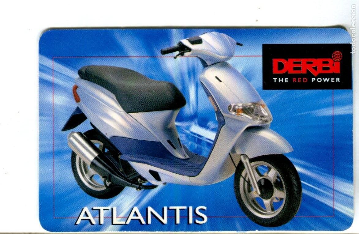 Collectables Calendars: CALENDARIO TRANSPORTE MOTO DERBI ATLANTIS A&Ntilde;O 1999