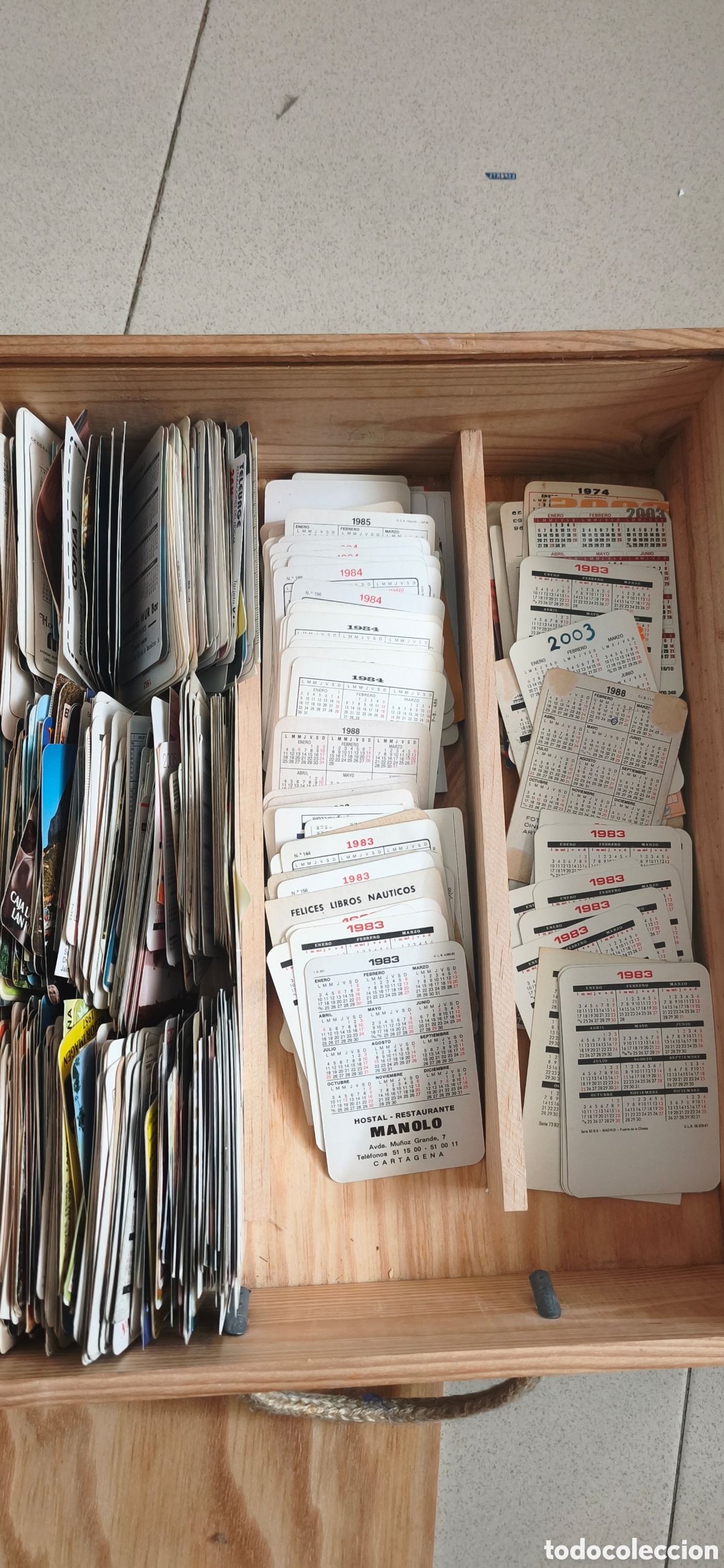 Coleccionismo calendarios: Lote 500 calendarios no fournier