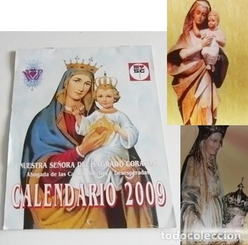 Coleccionismo calendarios: CALENDARIO DE PARED NTR SRA. DEL SAGRADO CORAZ&Oacute;N 2009 ABOGADA C. DIF&Iacute;CILES RELIGI&Oacute;N CRISTIANA VIRGEN
