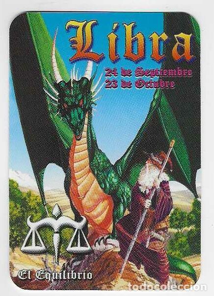 Coleccionismo calendarios: CALENDARIO DE BOLSILLO SERIE EDIJAR A&Ntilde;O 2003 HOR&Oacute;SCOPO - LIBRA - SIN PUBLICIDAD - VER FOTO REVERSO