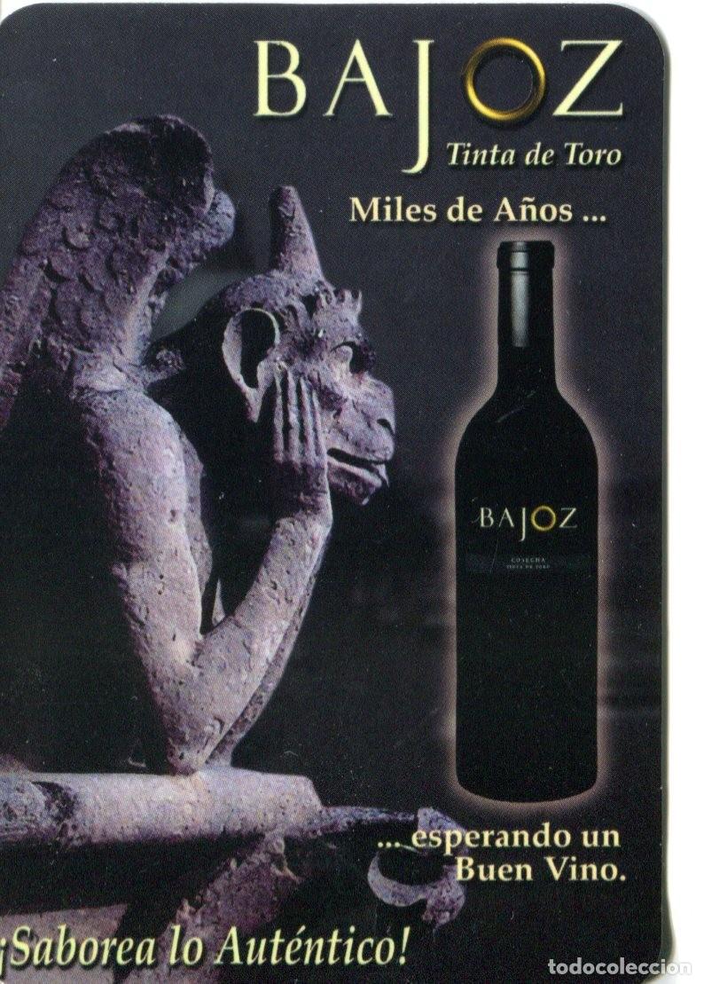 Coleccionismo calendarios: CALENDARIO DE BOLSILLO A&Ntilde;O 2002 BEBIDAS- VINOS - BODEGA VI&Ntilde;A BAJOZ - ZAMORA - VER FOTO REVERSO