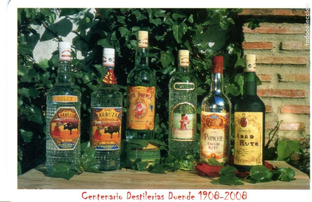 Coleccionismo calendarios: CALENDARIO DE BOLSILLO A&Ntilde;O 2008 BEBIDAS AN&Iacute;S - DESTILER&Iacute;AS DUENDE- RUTE - VER FOTO REVERSO