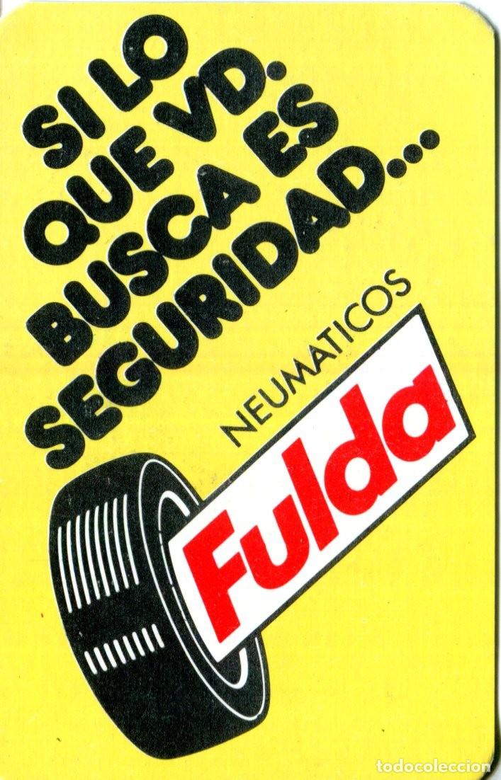 Coleccionismo calendarios: CALENDARIO A&Ntilde;O 1982 NEUMATICOS FULDA AUTOMOVIL COCHE