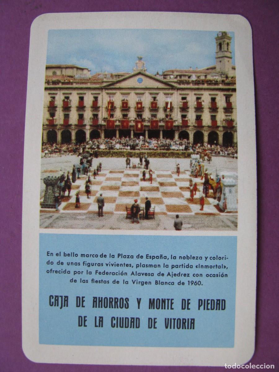 Coleccionismo calendarios: CALENDARIO DE FOURNIER. CAJA AHORROS MONTE PIEDAD CIUDAD VITORIA 1961