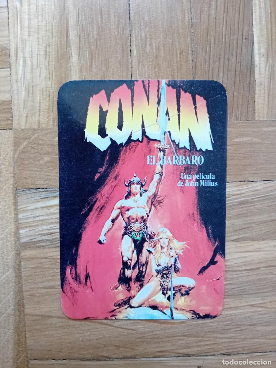 Colecionismo Calend&aacute;rios: CALENDARIO PUBLICITARIO CINE ARNOLD SCHWARZENEGGER CONAN EL BARBARO A&Ntilde;O 1992 VER FOTOS