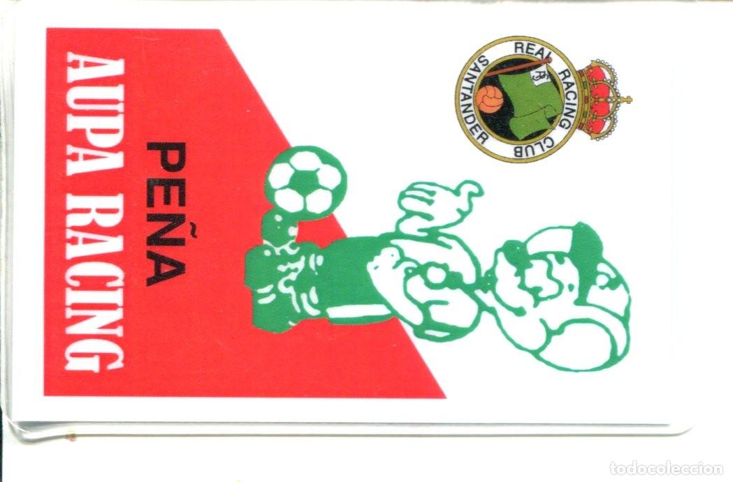 Coleccionismo calendarios: CALENDARIO FUTBOL 2010 - PE&Ntilde;A AUPA RACING. RACING SANTANDER