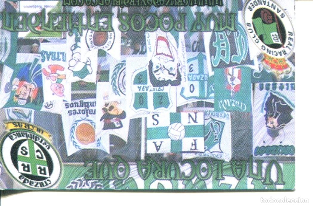 Coleccionismo calendarios: CALENDARIO FUTBOL RACING DE SANTANDER, A&Ntilde;O 2007, CON PUBLICIDAD BAR LA SIERRA