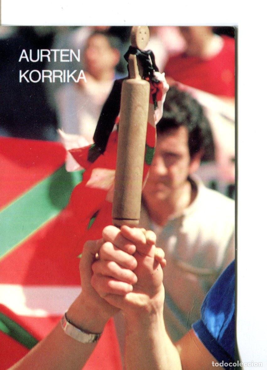Coleccionismo calendarios: CALENDARIO BOLSILLO POLITICO VASCO 1991 (EUSKERA - KORRIKA AEK / PAMPLONA) FOTO REV.