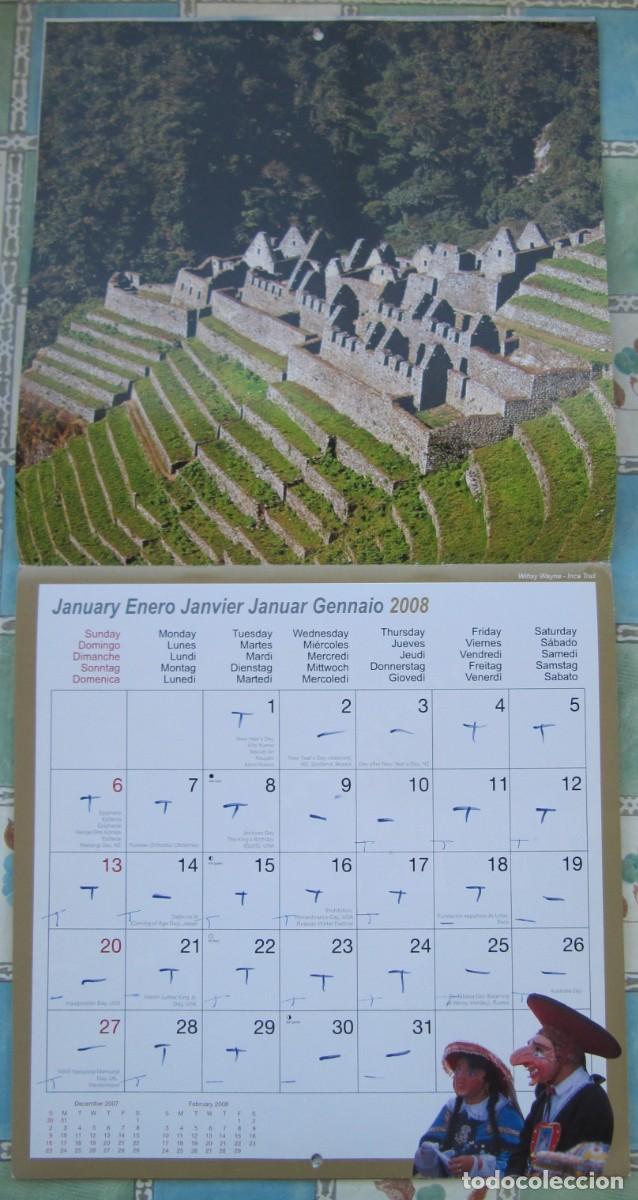 Coleccionismo calendarios: CALENDARIO INCAS DE PERU - 2008 - Foto 6