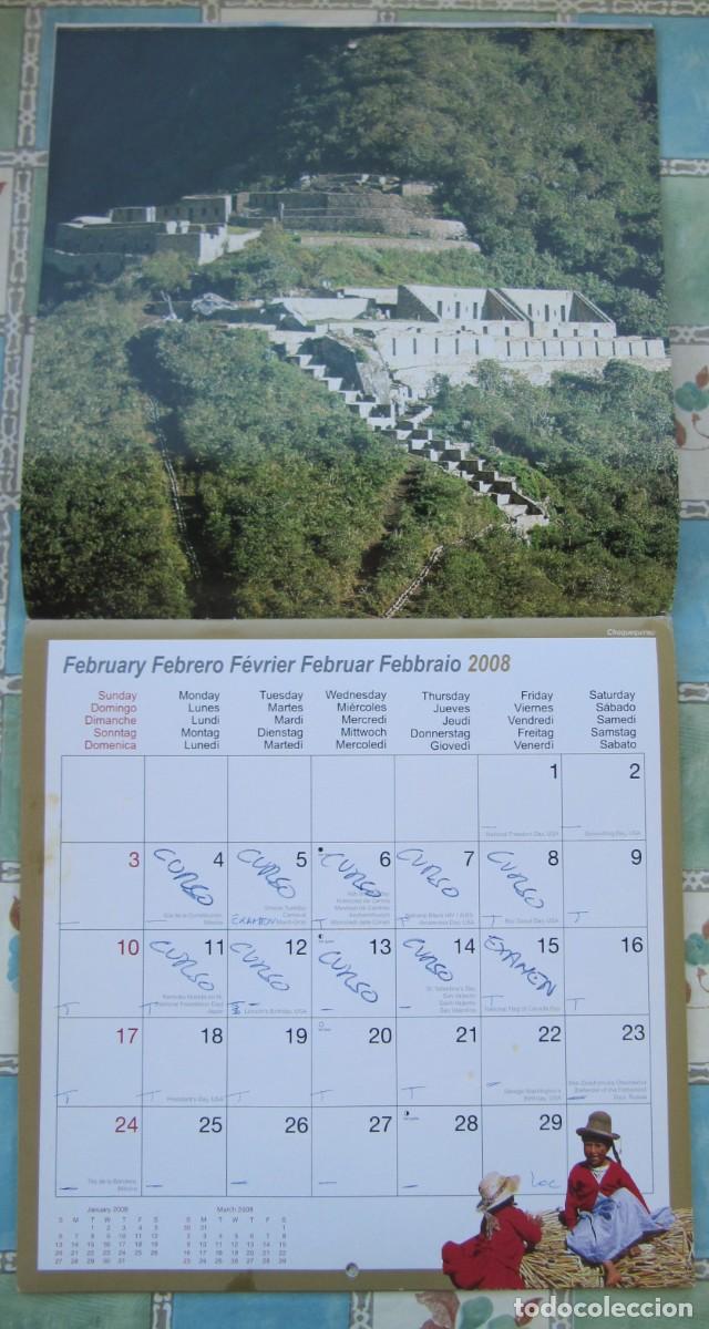 Coleccionismo calendarios: CALENDARIO INCAS DE PERU - 2008 - Foto 7