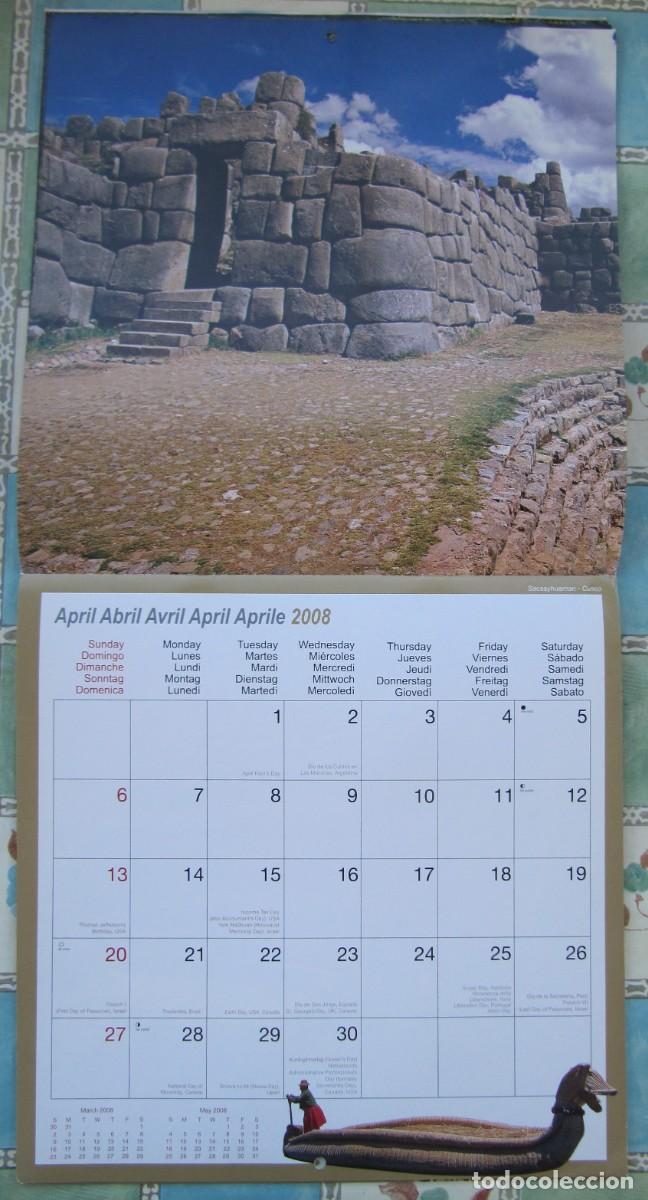 Coleccionismo calendarios: CALENDARIO INCAS DE PERU - 2008 - Foto 9