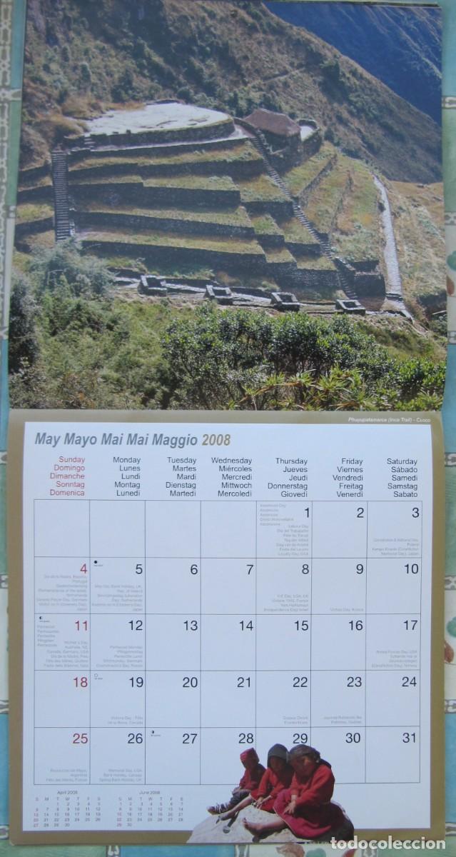Coleccionismo calendarios: CALENDARIO INCAS DE PERU - 2008 - Foto 10