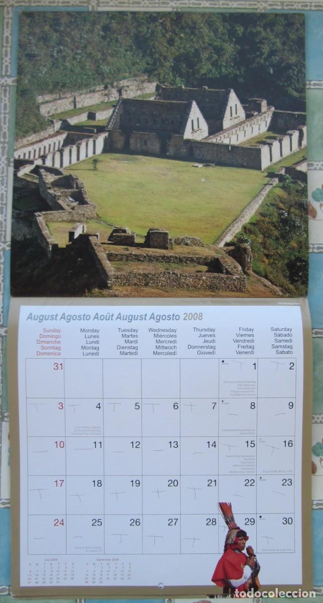 Coleccionismo calendarios: CALENDARIO INCAS DE PERU - 2008 - Foto 12