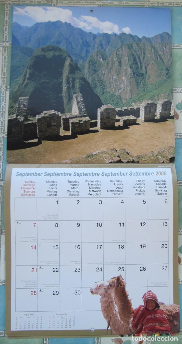 Coleccionismo calendarios: CALENDARIO INCAS DE PERU - 2008 - Foto 13