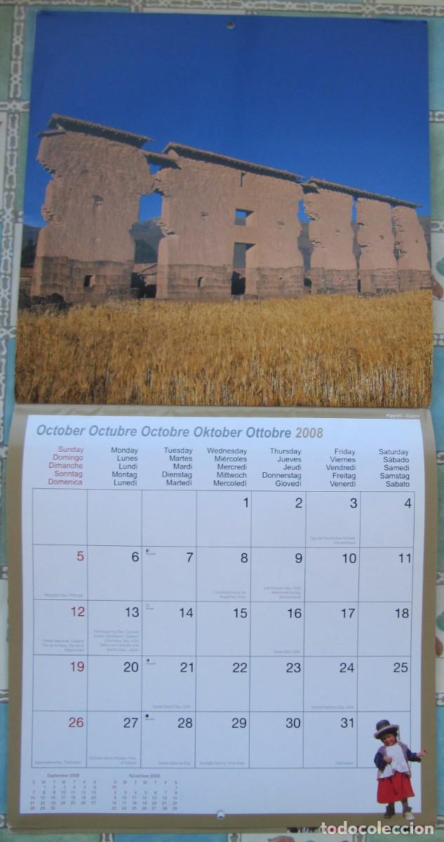 Coleccionismo calendarios: CALENDARIO INCAS DE PERU - 2008 - Foto 15