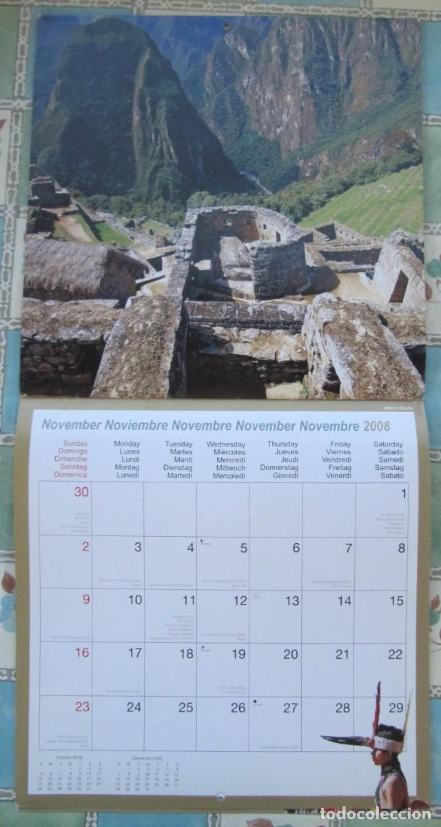 Coleccionismo calendarios: CALENDARIO INCAS DE PERU - 2008 - Foto 16