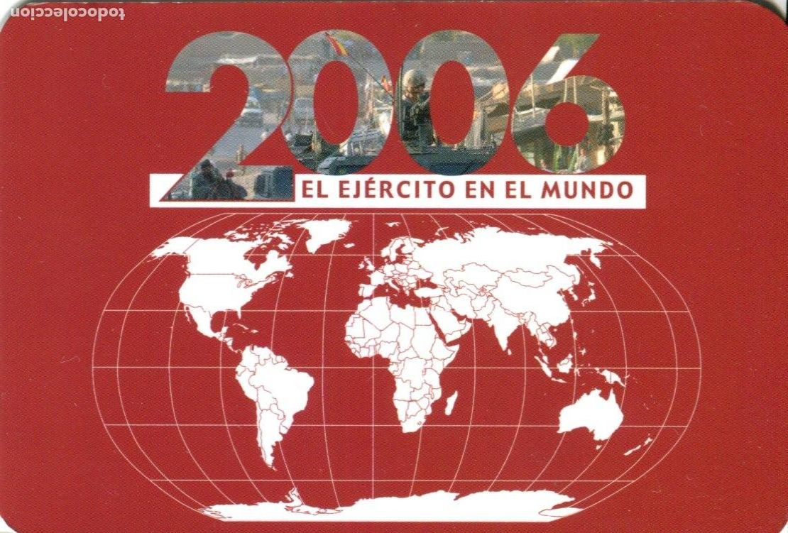 Collectionnisme Calendriers: CALENDARIO MILITAR DEL EJ&Eacute;RCITO DE TIERRA A&Ntilde;O 2006 EL EJERCITO EN EL MUNDO
