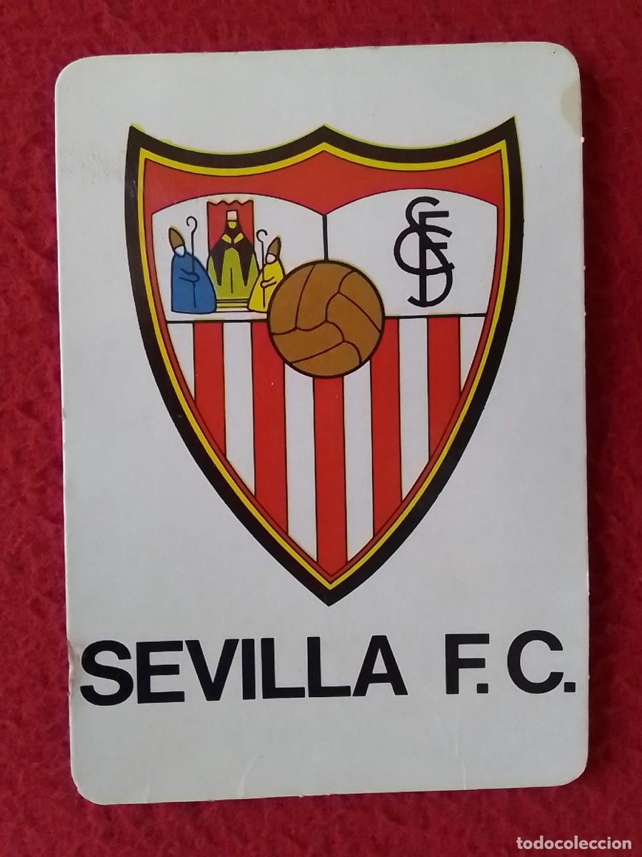 Collezionismo Calendari: ANTIGUO CALENDARIO DE BOLSILLO CALENDAR 1987 ESCUDO SEVILLA F&Uacute;TBOL CLUB CALCIO..PUBLICIDAD MUVER...