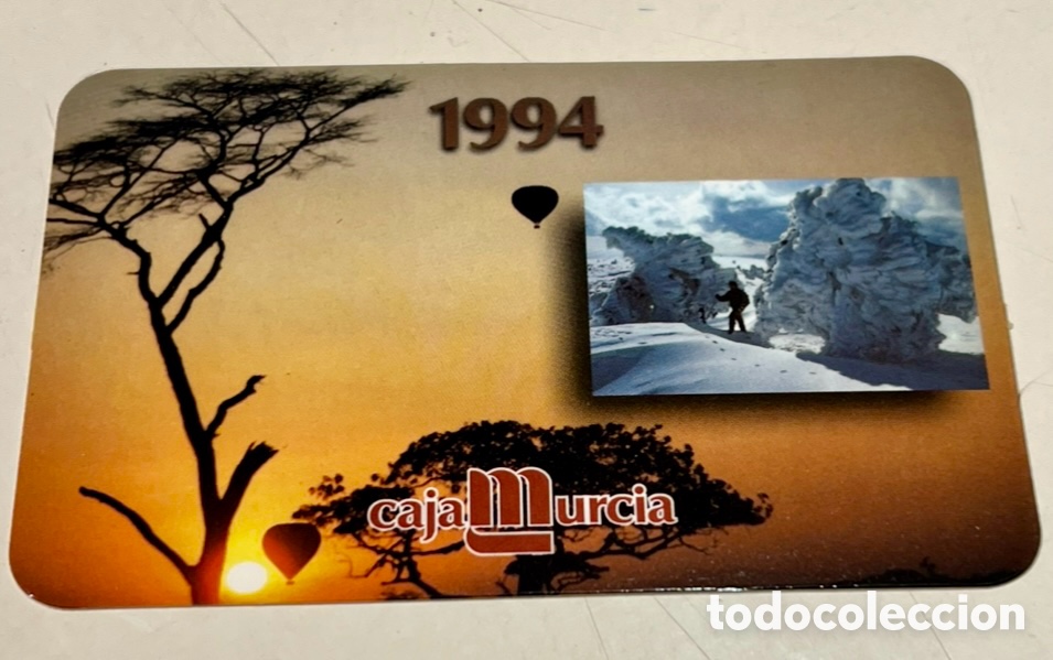 Coleccionismo calendarios: Calendario de bolsillo. CAJAMURCIA. 1994.