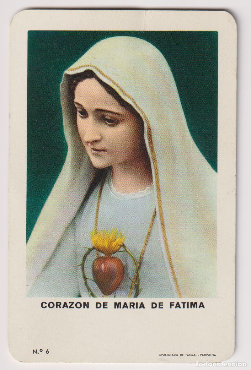 Coleccionismo calendarios: CALENDARIO BOLSILLO - CORAZ&Oacute;N DE MARIA DE FATIMA - APOSTOLADO F&Aacute;TIMA - PAMPLONA - H.FOURNIER 1966