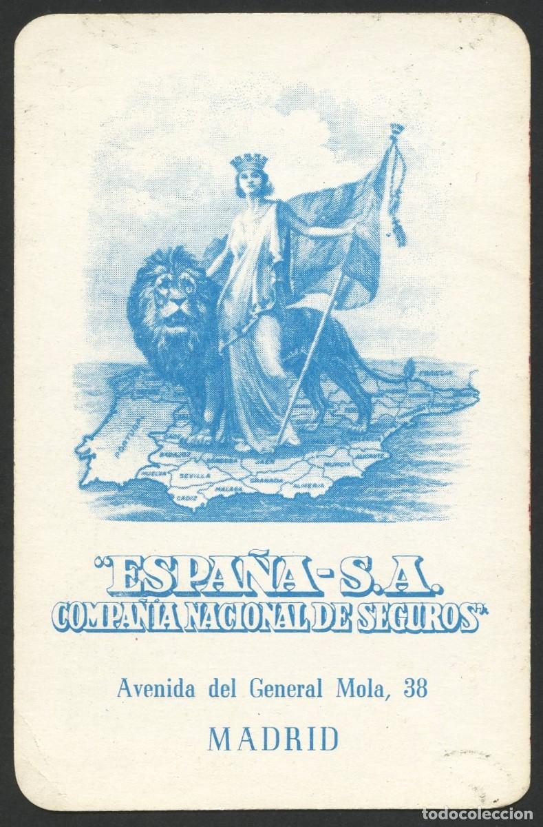 Collezionismo Calendari: CALENDARIO DE BOLSILLO, SEGUROS ESPA&Ntilde;A, 1959, H. FOURNIER