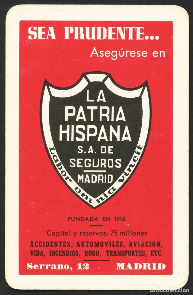 Collezionismo Calendari: CALENDARIO DE BOLSILLO, SEGUROS LA PATRIA HISPANA, 1962, H. FOURNIER